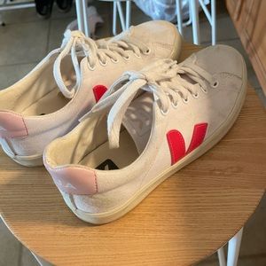 Pink Vera canvas sneakers!!